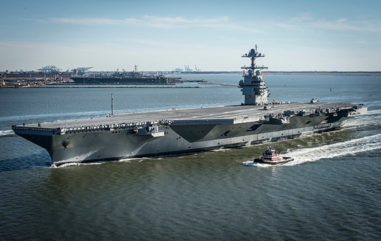 Once commissioned, the Ford will undergo a series of tests and is slated to be operational in 2020. (U.S. Navy photo by Mass Communication Specialist 2nd Class Ridge Leoni/Released)