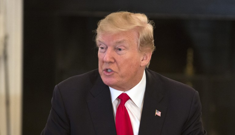 The questions for Democrats: Is Trump asking for three times more than he wants? (Chris Kleponis/Pool via Bloomberg)