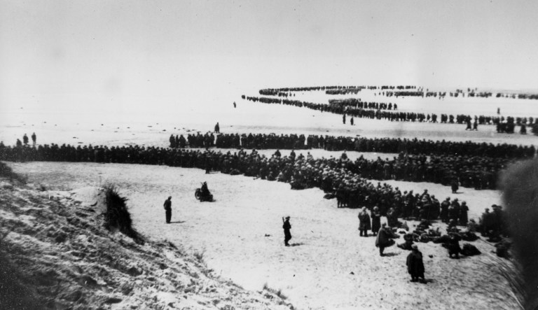Allied troops wait on the beach of Dunkirk for the rescue ships to take them to England, on June 4, 1940. My wifeÃ¢â¬â¢s mother and father fought in the war, her father having left Dunkirk beach on June 4, the last day. Her mother served in London as a plotter for the Royal Air Force. (AP Photo, File)