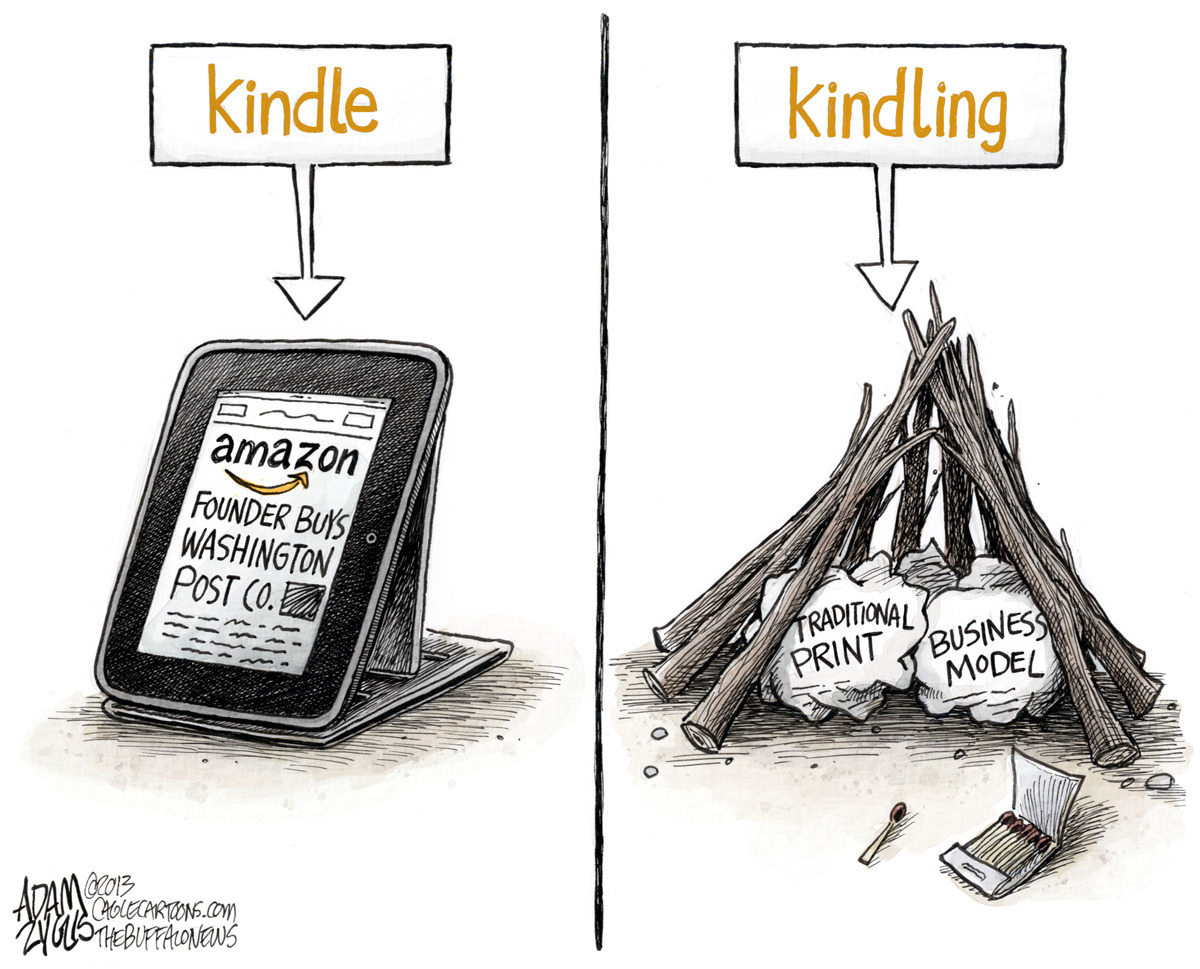 Editorial cartoon: End of the old way