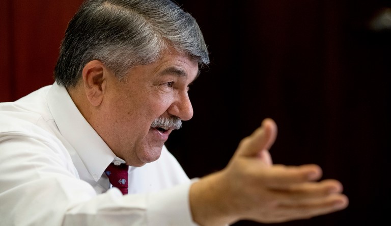 The labor federation argued that all of the details must be made public, a request likely to be opposed by the White House and its trade partners. (AP Photo/Andrew Harnik)