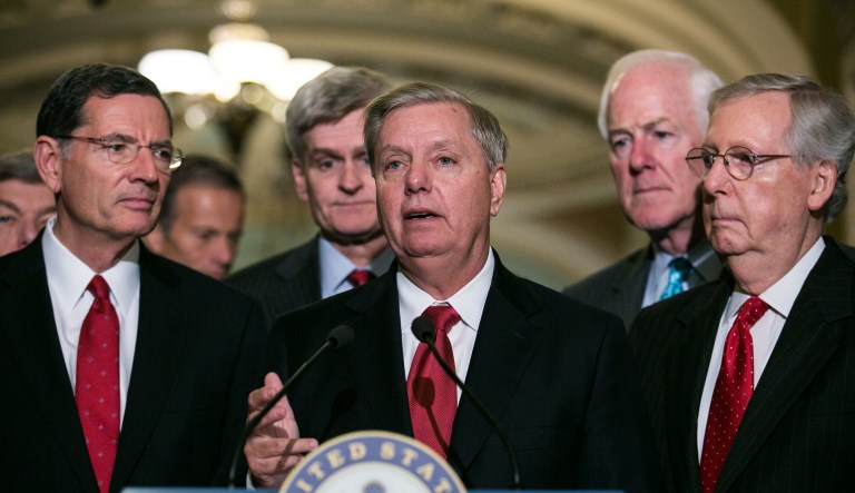 GOP lawmakers have no plan for how to bridge the major ideological divisions among them. (Graeme Jennings/Washington Examiner)