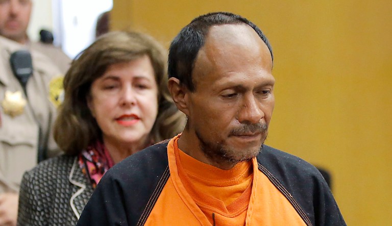 Jose Ines Garcia Zarate's arrest for the murder of Kate Steinle set off a fierce national debate on immigration. (Michael Macor/San Francisco Chronicle via AP, Pool, File)