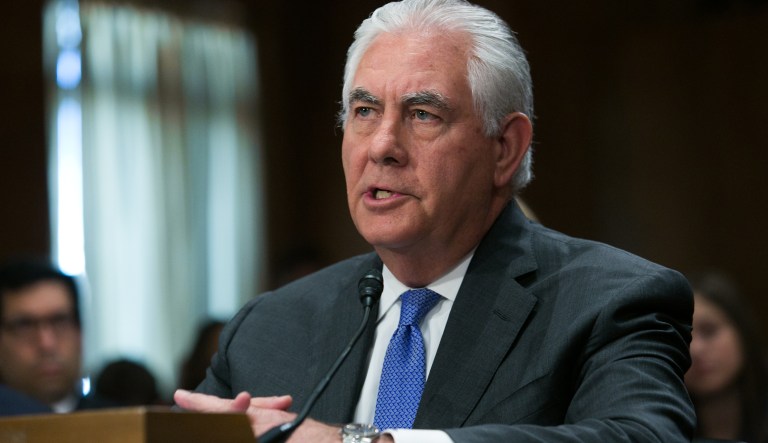 Tillerson said he expects an eight percent cut in State Department employees -- about 2,300 jobs, according to other reports -- by the fall of 2018. (Graeme Jennings/Examiner)