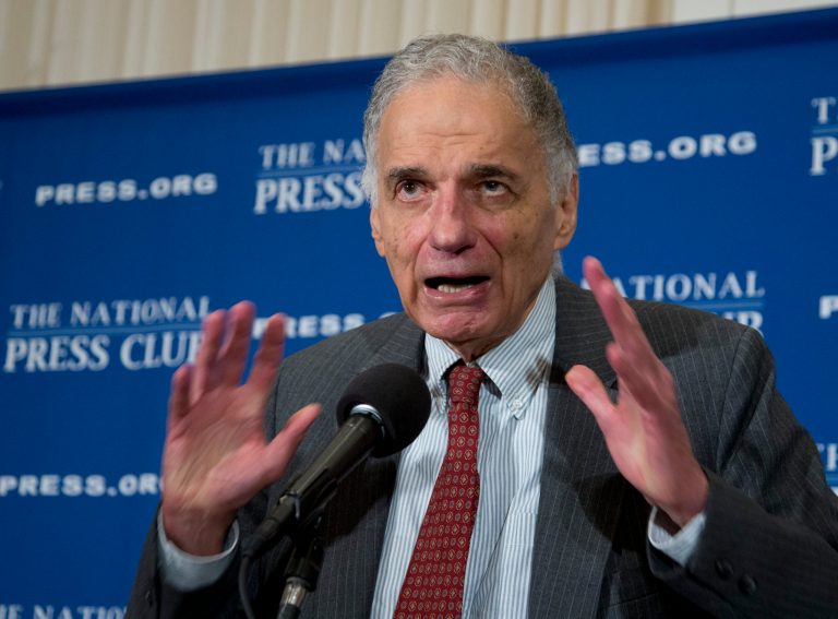 Former Independent presidential candidate Ralph Nader said Hillary Clinton is a 