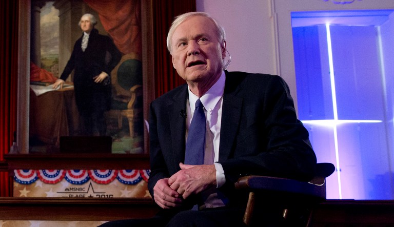 MSNBC's Chris Matthews published another mental first draft this week when he compared members of President Trump's family to former Iraqi dictator Saddam Hussein's infamous sons, Uday and Qusay. (AP Photo/Carolyn Kaster)