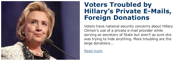 Poll: Hillary hiding something in emails