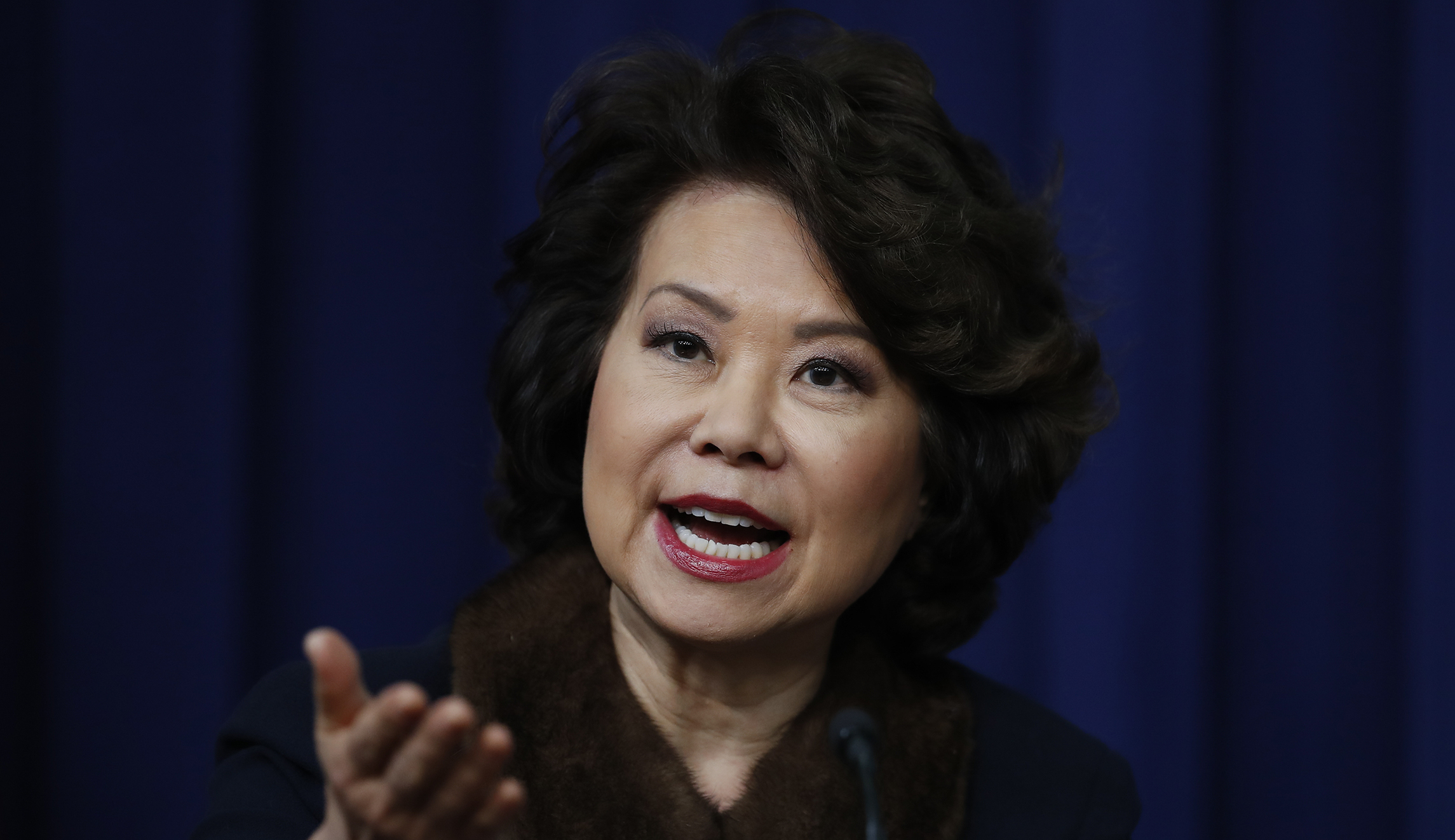 Gas tax increase ‘on the table,’ Elaine Chao says