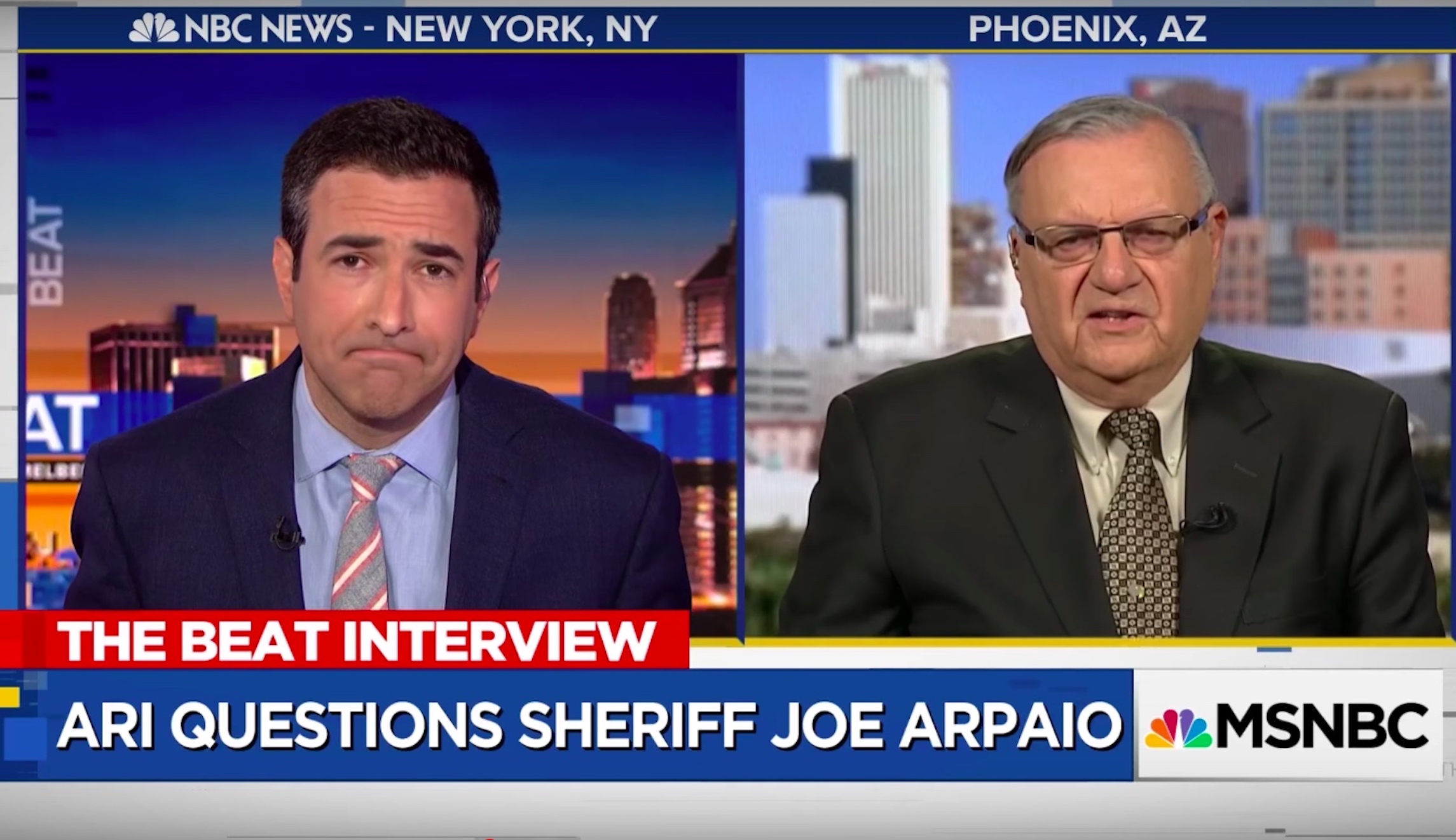Joe Arpaio learns that accepting Trump’s pardon means admitting guilt on live TV