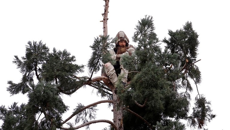 On Thursday night, Cody Lee Miller garnered even more headlines with reports that he had failed to show up in court over his tree trespass. (AP Photo/Elaine Thompson)