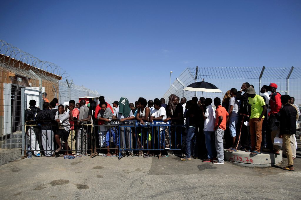 African migrants in Israel hold Passover meal