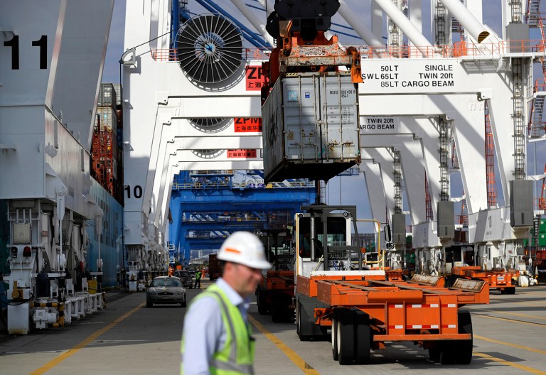 The federal deficit will fall slightly in 2017 thanks to a shift in the timing of government payments, the Congressional Budget Office reported. (AP Photo/Patrick Semansky)