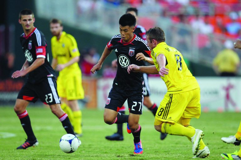 Ned Dishman/Getty Images
Striker Long Tan had his first start for D.C. United in Saturday's 1-0 win over the Columbus Crew.