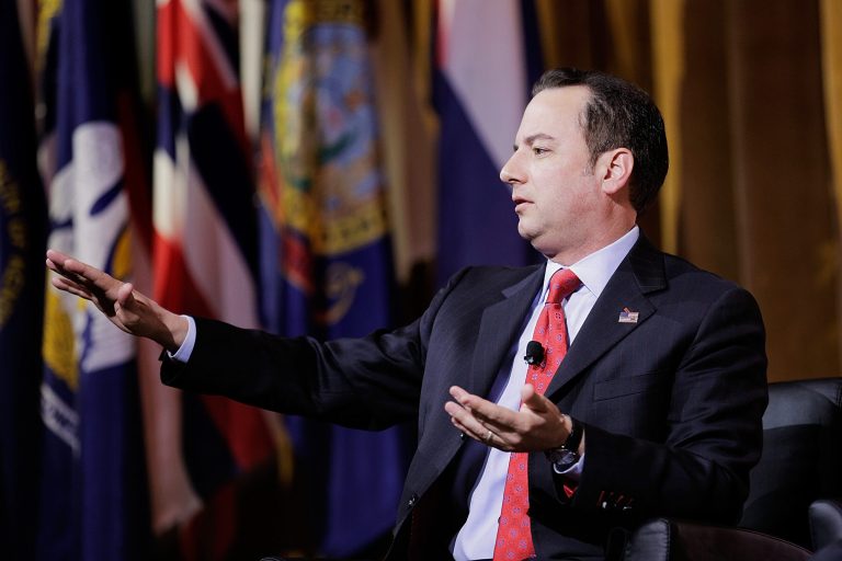 Reince Priebus, chairman of the Republican National Committee, speaks on a panel during the 41st annual Conservative Political Action Conference at the Gaylord International Hotel and Conference Center on March 8, 2014 in National Harbor, Md. (Photo by T.J. Kirkpatrick/Getty Images)