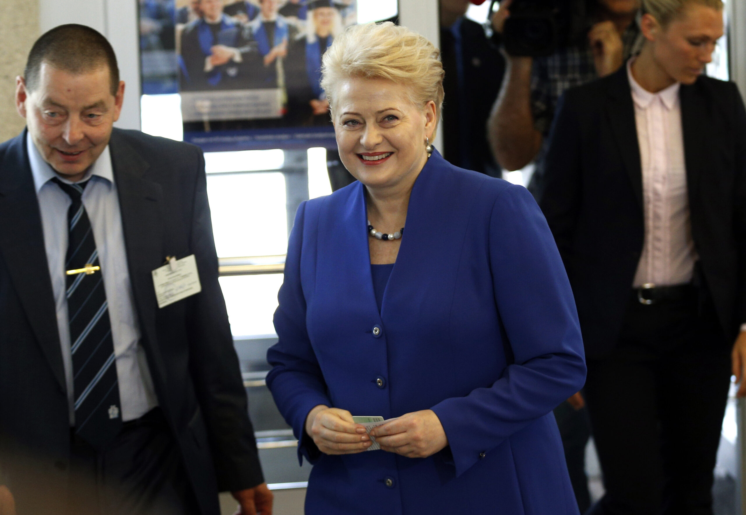 Lithuanian president says she wins re-election bid
