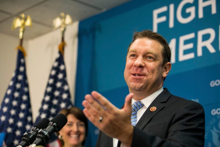 Rep. Trey Radel, R-Fla., will resign from Congress on Monday, the latest fallout from being caught buying cocaine from an undercover federal agent. (Photo by Drew Angerer/Getty images)