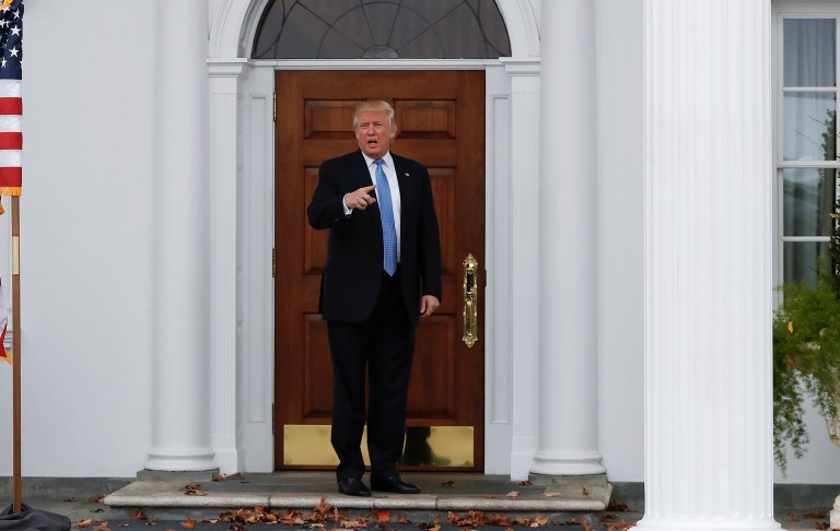 President-elect Trump on Thursday announced a list of staffers who will work on his White House policy team. (AP Photo/Carolyn Kaster)