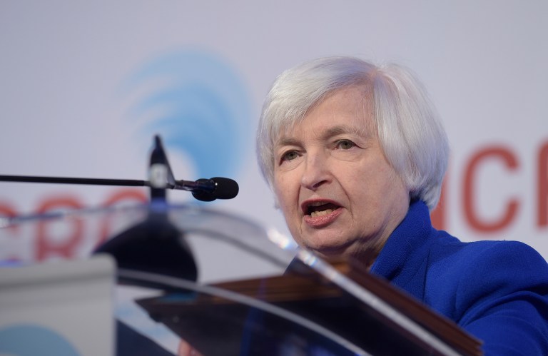 The post-crisis rules imposed on banks are not crimping lending, Yellen suggested. (AP Photo/Susan Walsh)