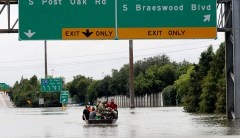 Trump stresses support for Texas and Lousiana as Harvey roars