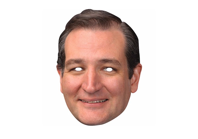 This Ted Cruz mask is sure to be a hit. (Party City)