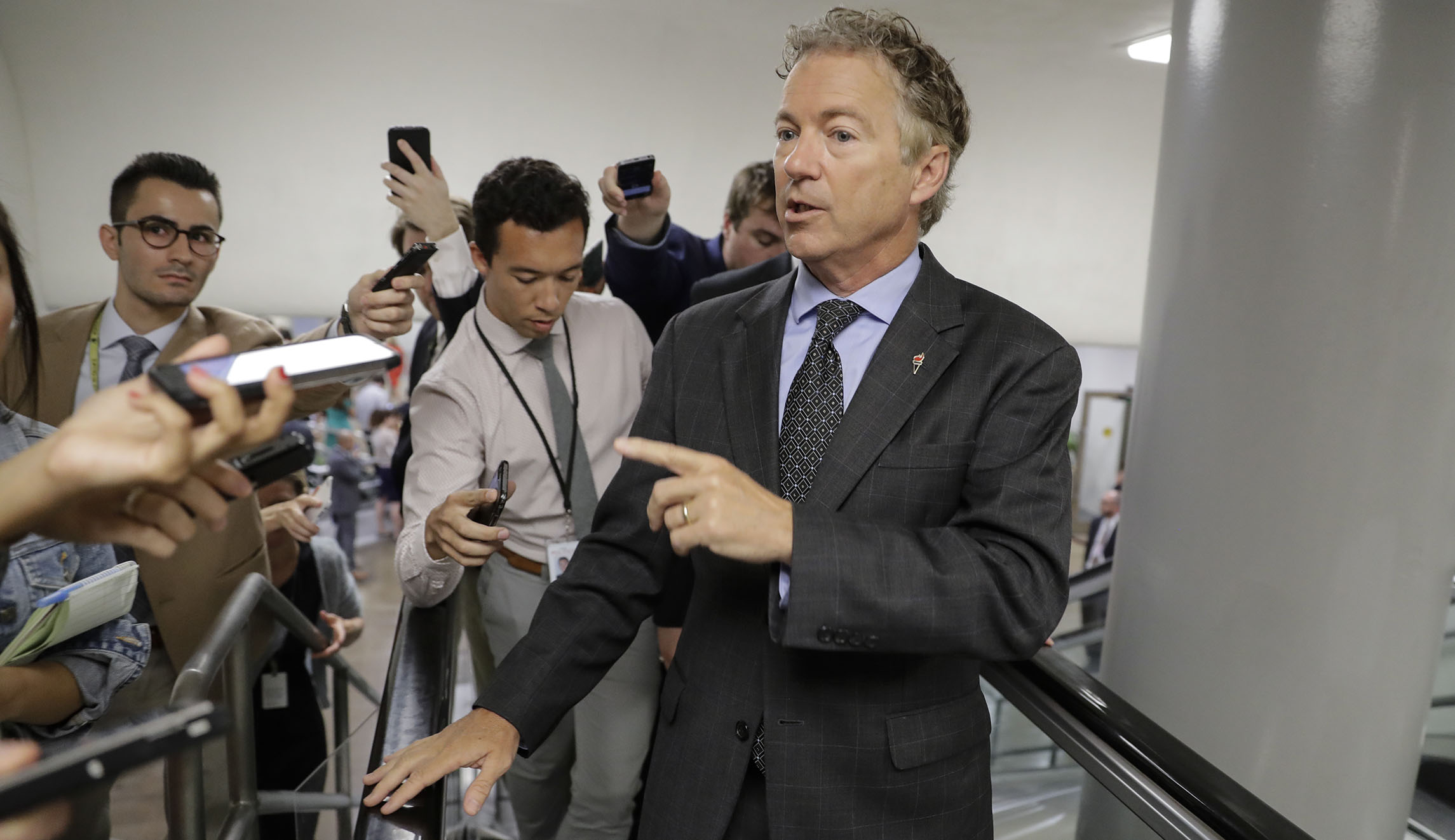 Rand Paul warns Trump against overselling Senate healthcare bill