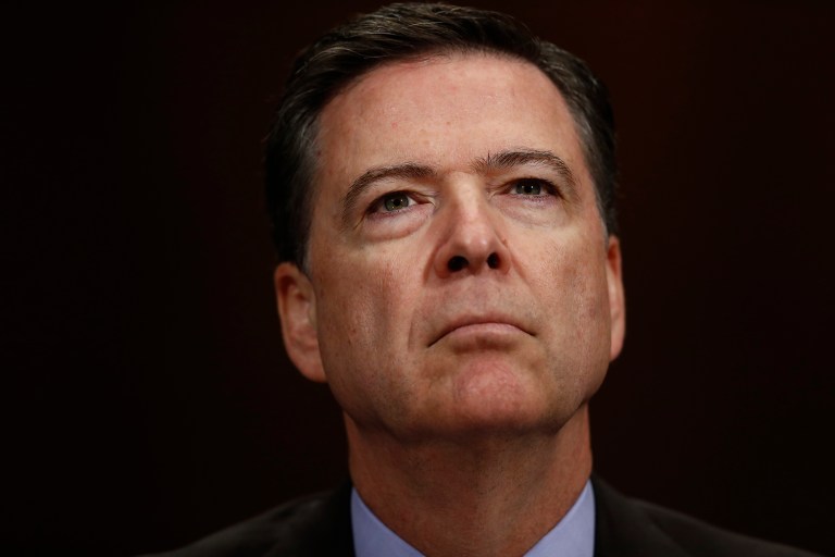 FILE- In this May 3, 2017, file photo, FBI Director James Comey listens on Capitol Hill in Washington. President Donald Trump's firing of Comey added a new layer of uncertainty to the agency's corporate criminal investigations. What might an FBI without a permanent leader, even for a short time, mean for ongoing cases of corporate misconduct? (AP Photo/Carolyn Kaster, File)
