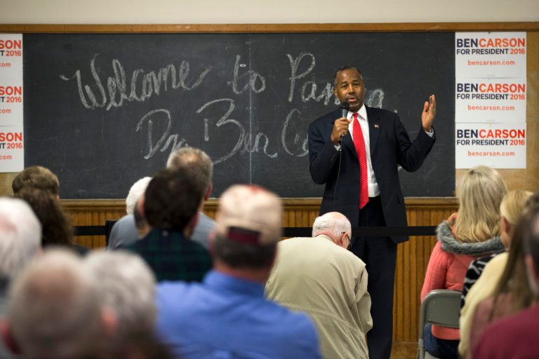 Though the plan is short on specifics, Carson says he would support school vouchers and charter schools. (AP Photo/Jae C. Hong)