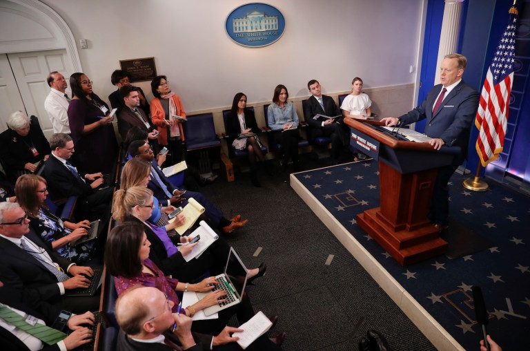 The mainstream media guards every inch of its status with shocking ferocity. (AP Photo/Pablo Martinez Monsivais)