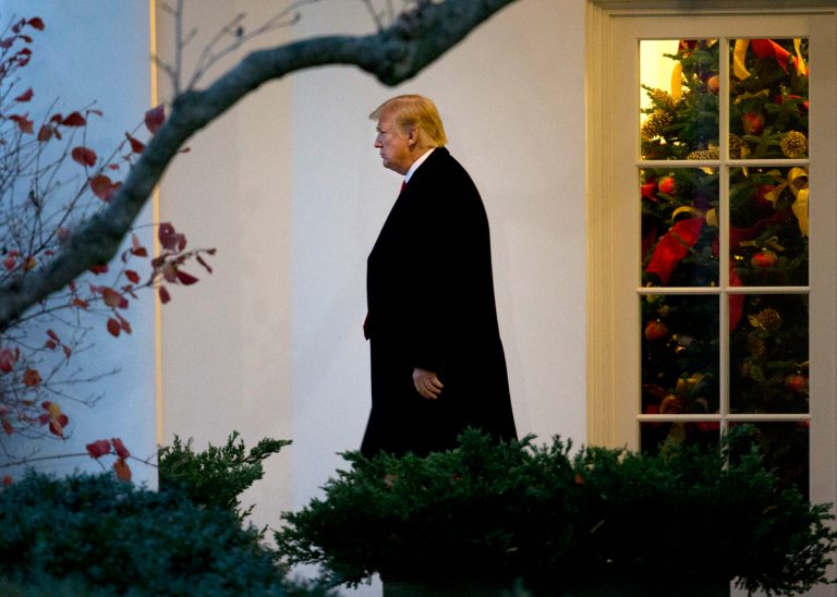 President Donald Trump will enter 2018 with a thinner and more disciplined West Wing - the product of several year-end departures and the no-nonsense leadership of John Kelly, a four-star Marine general who became the president's chief of staff last July. (AP Photo/Manuel Balce Ceneta)