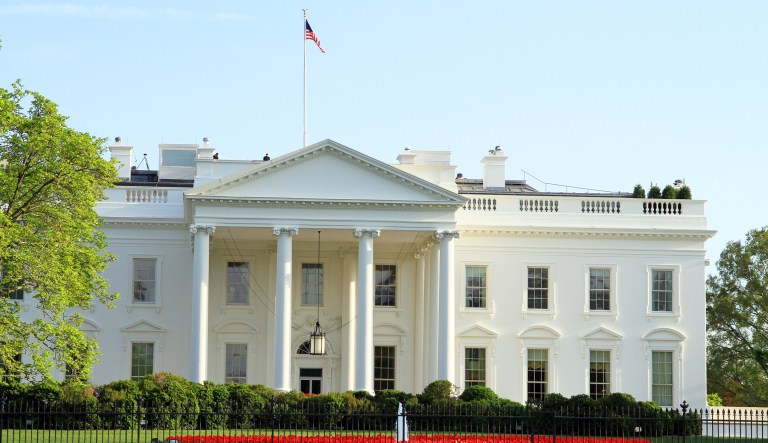 On Friday, a female driver drove into a security barrier that had been put in place for Australian Prime Minister Malcolm Turnbull's visit to the White House. (Ingfbruno / Wikimedia Commons)