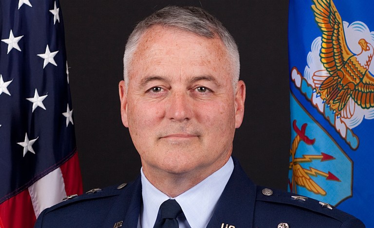 This undated handout photo provided by the US Air Force shows Maj. Gen. Michael J. Carey. Investigators say the Air Force general, fired in October as commander of the U.S. land-based nuclear missle force, engaged in 