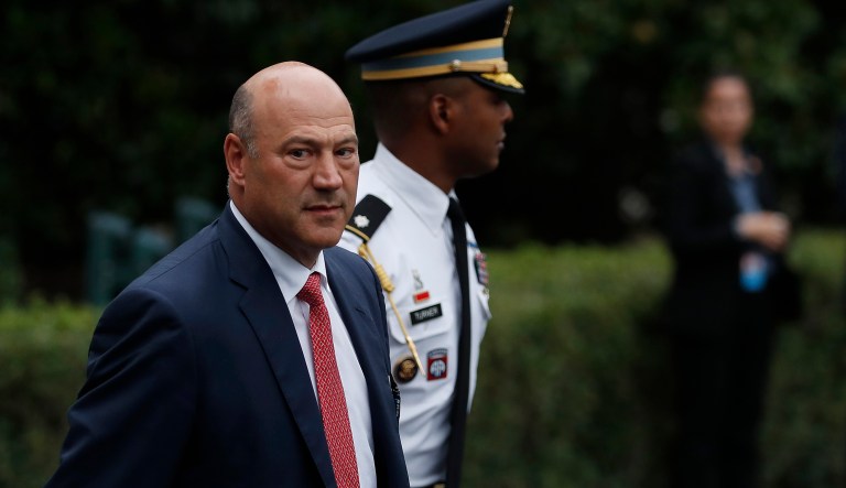 National Economic Council Director Gary Cohn said he was under pressure to leave his job after President Trump said 