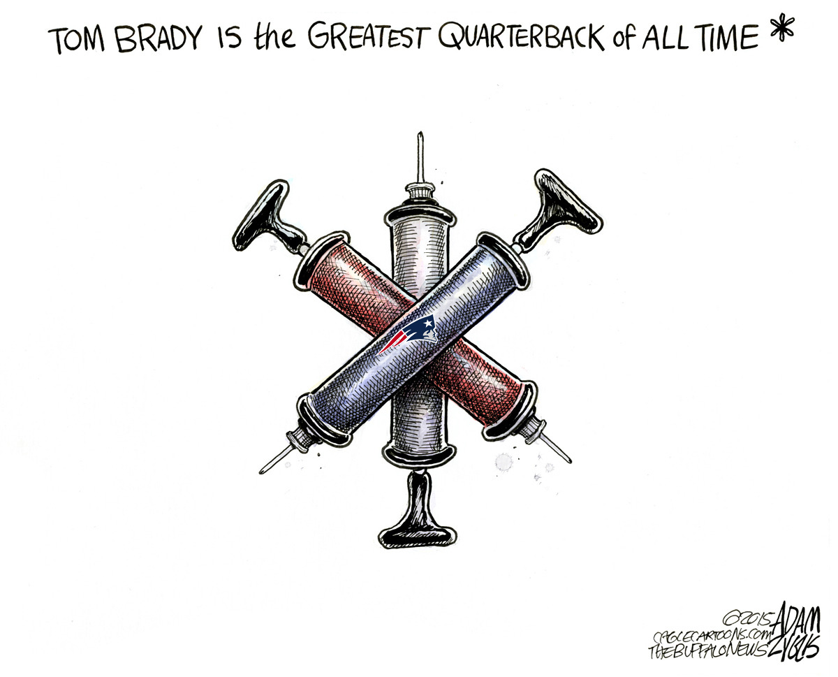 Editorial cartoons: Brady’s legacy