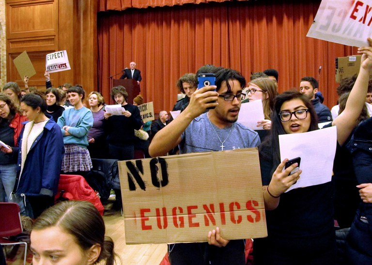 According to the school, 67 students have been disciplined for their roles in the protest that obstructed Murray's speech. (AP Photo/Lisa Rathke, File)