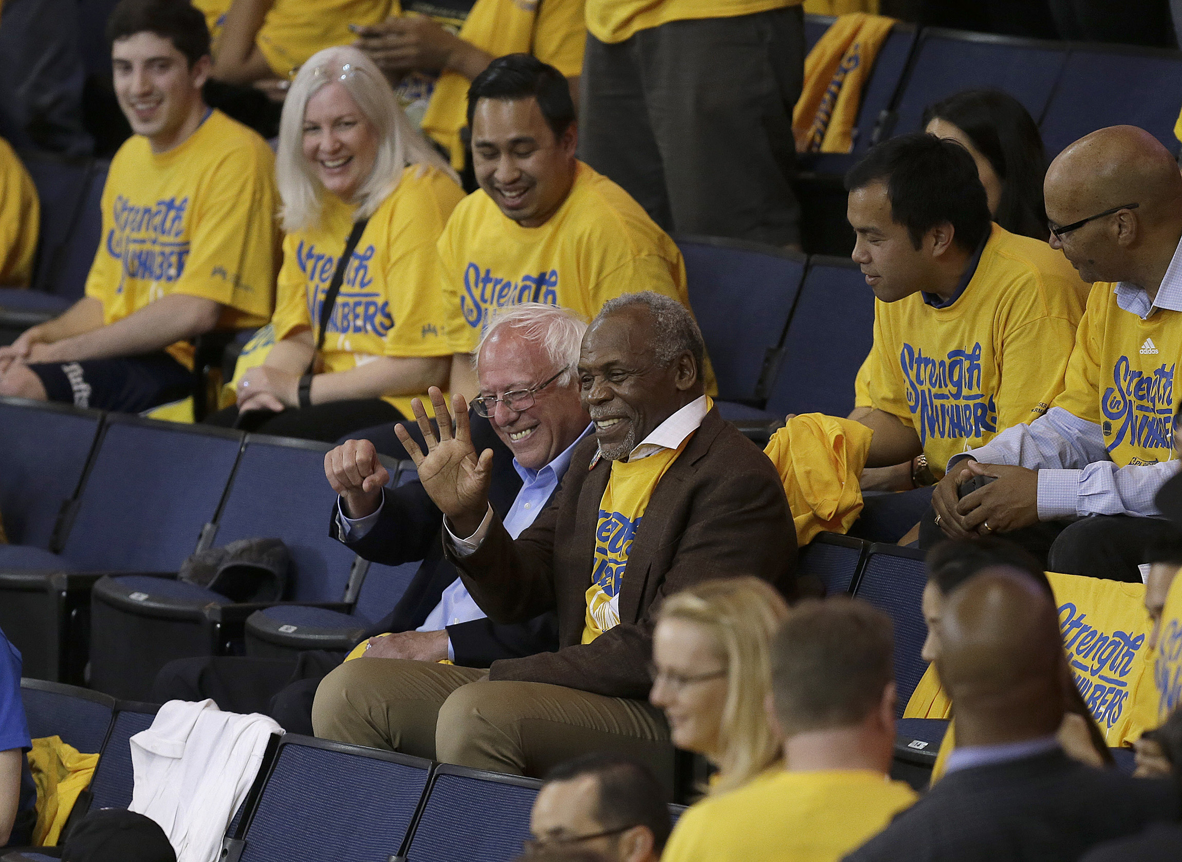 Sanders on witnessing Warriors comeback: ‘I like comebacks’