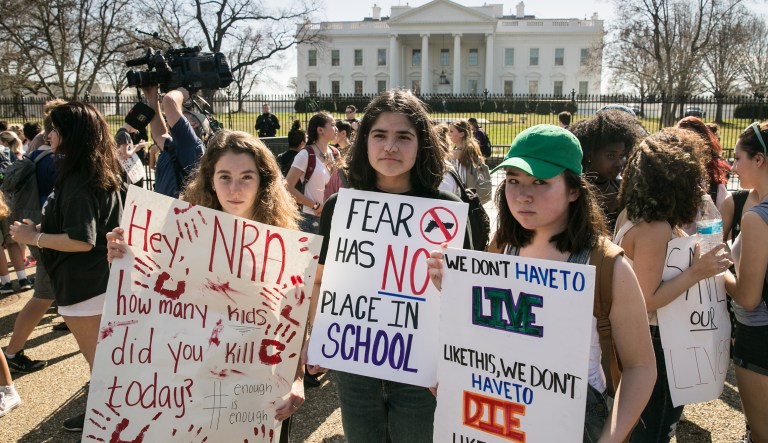 The pain and fear the teenagers feel are pertinent to the debate on gun control and policy, driving home the truth that while any single student is unlikely to be a victim of a school shooting, such events are nevertheless monumentally traumatic for many of them. (Graeme Jennings/Washington Examiner)