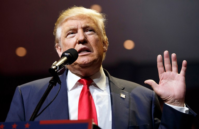 Republican presidential candidate Donald Trump tweeted about the development several times Monday, arguing that Clinton 