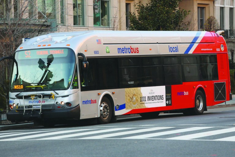 Graeme Jennings/Examiner File
A metrobus in downtown D.C.