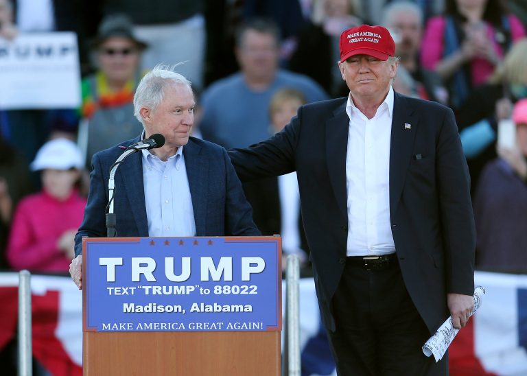 Sen. Jeff Sessions said Monday that Donald Trump doesn't need to give details about his policies yet. (AP Photo/John Bazemore)