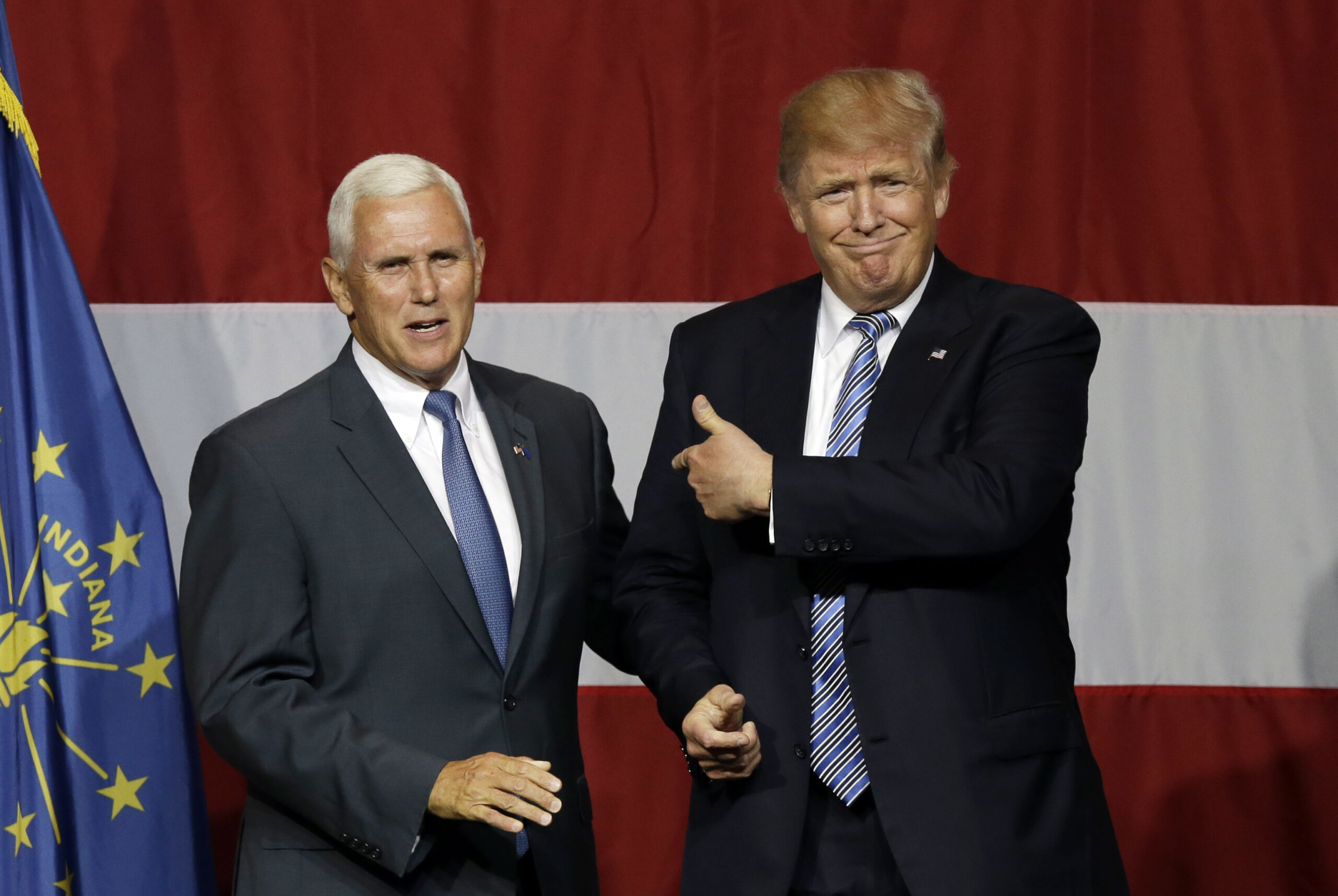 Trump calls Pence ‘my first choice from the start’