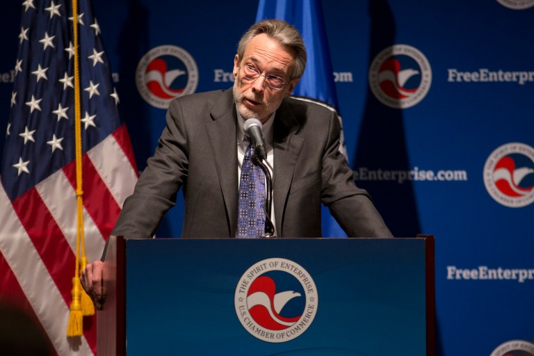 Bruce Josten, executive vice president of the U.S. Chamber of Commerce, called for new leadership to save entitlement programs. (Photo: Ian Wagreich, U.S. Chamber)