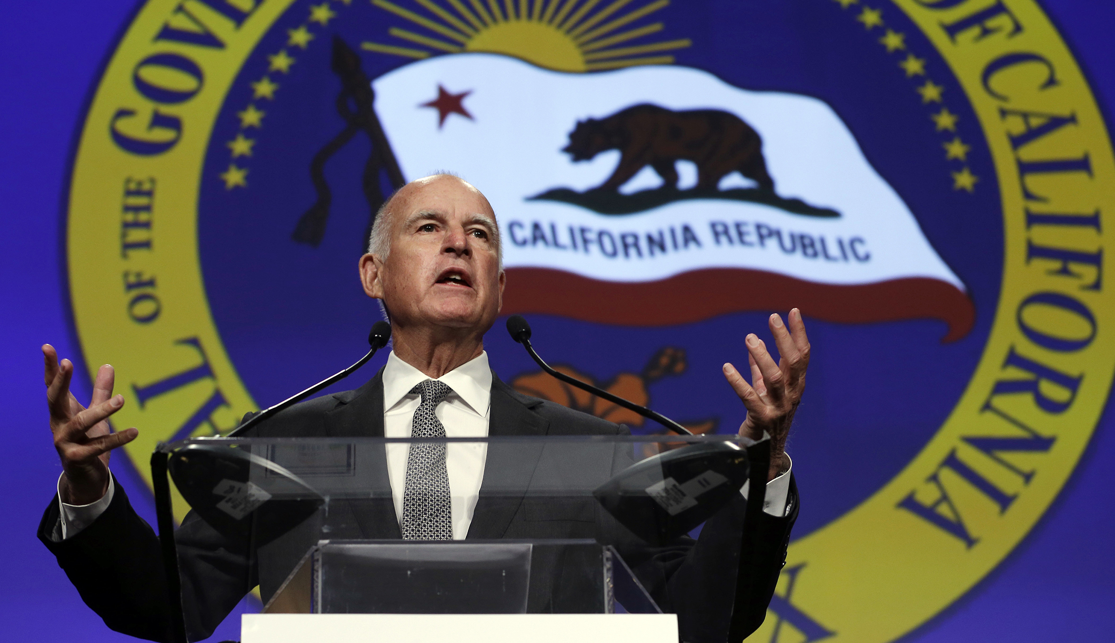 ‘We’re not like a Marxist party,’ Gov. Jerry Brown asks Democrats to accept diversity of opinion on abortion