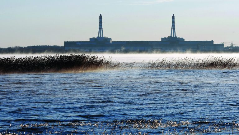 FILE - This Tuesday, Dec. 15, 2009 file photo shows the Ignalina nuclear power plant in Visaginas, Lithuania, two weeks before the facility was decommissioned. Fuel remains in the reactor core three years after it was shut down due to delays in building a nearby temporary storage facility, raising safety concerns among European officials. The problems have prompted threats from the European Union to sever funding and raising concerns that the facility will be around for years, possibly decades, longer than planned. Europe is learning the hard way that it's one thing to kill a nuclear power station; getting rid of the body is much harder. (AP Photo/Mindaugas Kulbis)