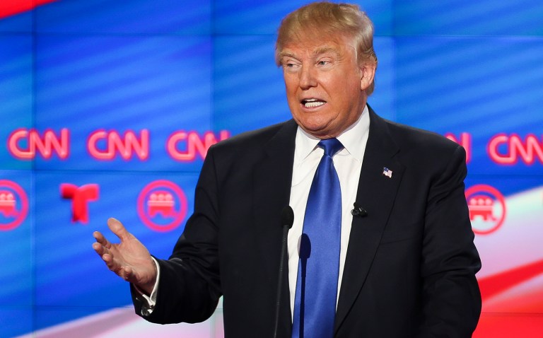 Now that Donald Trump is the front-runner for the Republican presidential nomination, the fact that he doesn't know anything about healthcare policy it could be dangerous to your health. (AP Photo/Houston Chronicle, Gary Coronado, Pool)