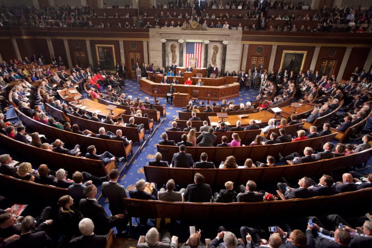 Votes are taken for House Speaker during the opening session of the 114th Congress, on Capitol Hill in Washington, Tuesday, Jan. 6, 2015. (AP Photo/Pablo Martinez Monsivais)