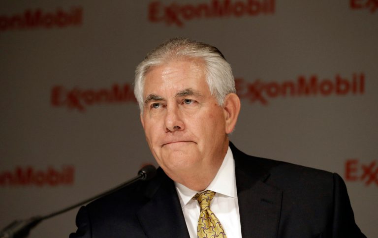 The very generous Exxon Mobil executive donated nearly half-a-million to political candidates. (AP Photo/LM Otero)