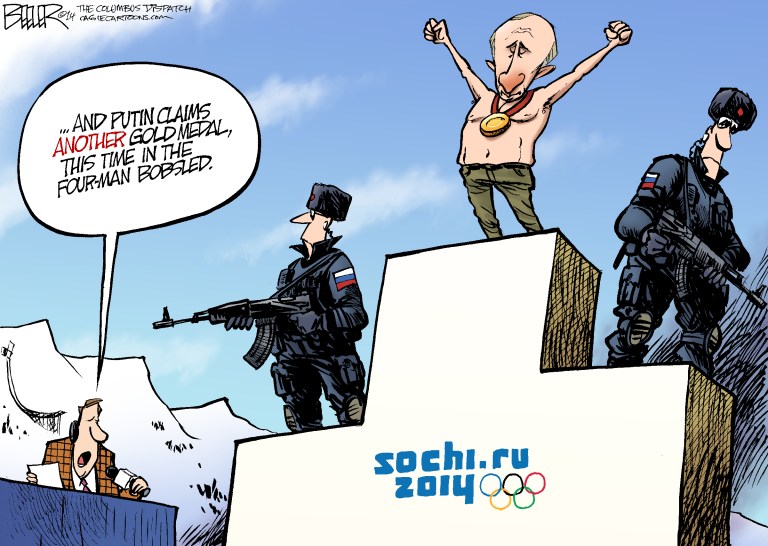 Editorial cartoon: Putin’s victory