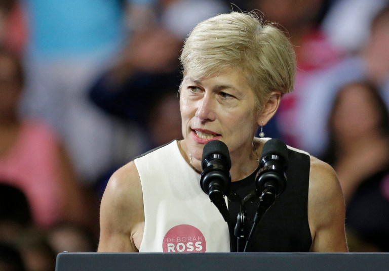 North Carolina Democratic Senate candidate Deborah Ross proclaimed that residents of some parts of the state have worse broadband availability than residents of Ramallah in the West Bank. (AP Photo/Chuck Burton)