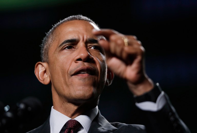 President Obama said that he's had enough of 