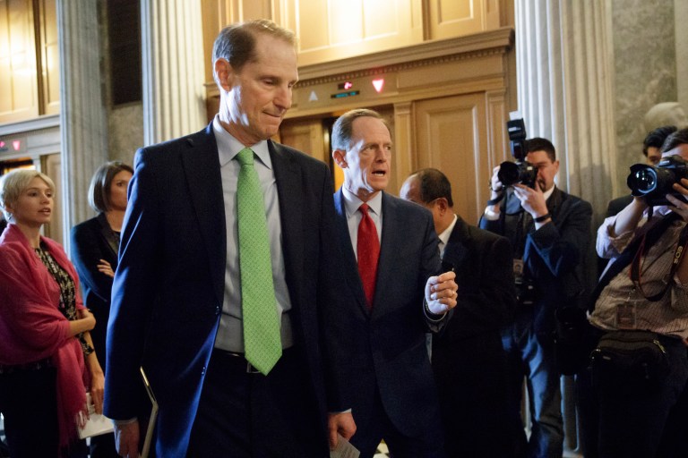 Wyden's comments are trouble for the House GOP border adjustment plan. (AP Photo/J. Scott Applewhite)